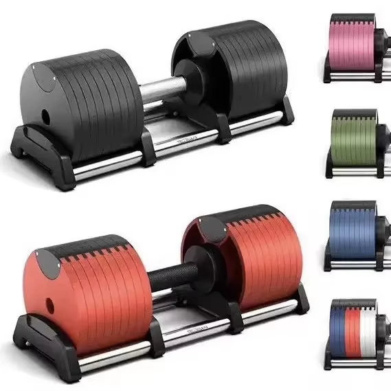 Adjustable Dumbbell Pair 40Kg - Set di Manubri Regolabili in Ghisa