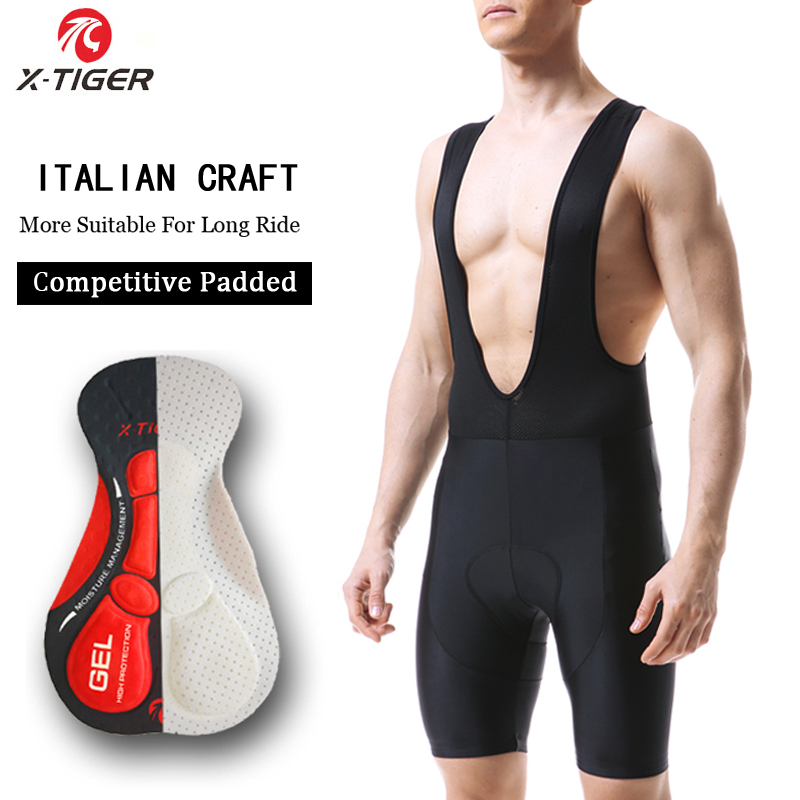X-TIGER ciclismo bavaglini pan - Padded Cycling Shorts 5D Gel recensione e prezzo