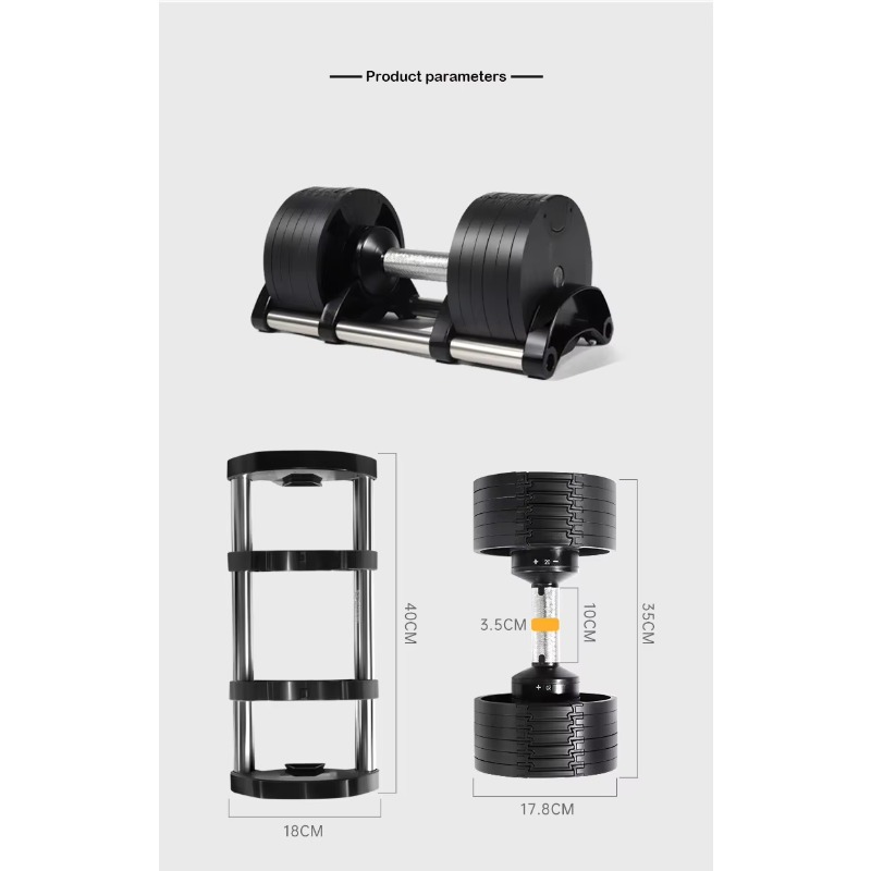 YTYIN Manubri regolabili per p - Adjustable Dumbbell Pair 40Kg recensione e prezzo